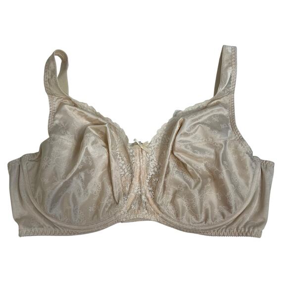 Playtex 40DD Bra Secrets Lifts & Supports Underwire Unlined Full Coverage 4422 - Picture 2 of 13